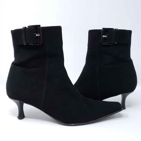 stuart weitzman kitten heel boots